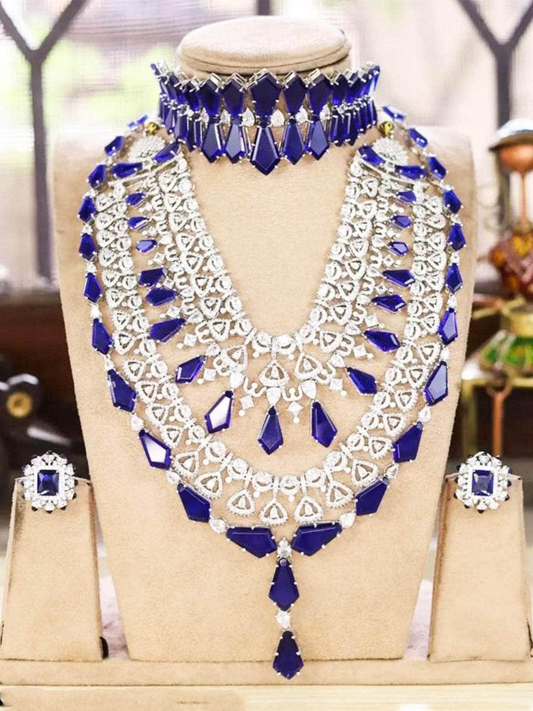 Ishhaara Zirconia Diamond Necklace Set