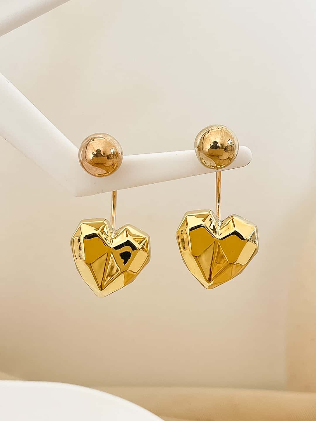 Ishhaara Bold N Sassy Heart Earrings