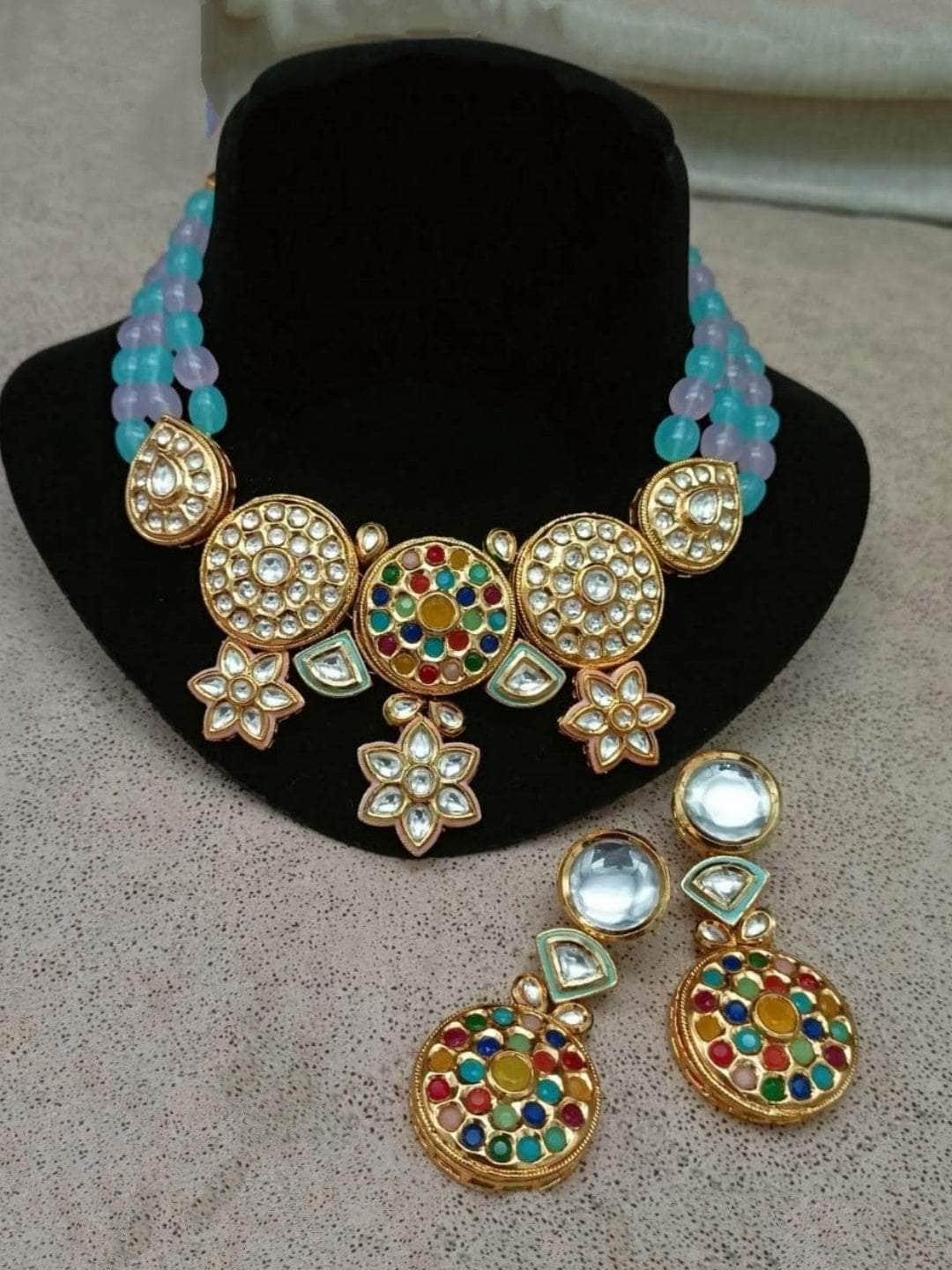 Ishhaara Breezy Blue Necklace