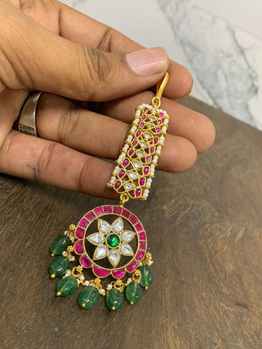 Ishhaara Bridal Jadau Kundan Maang Tikka