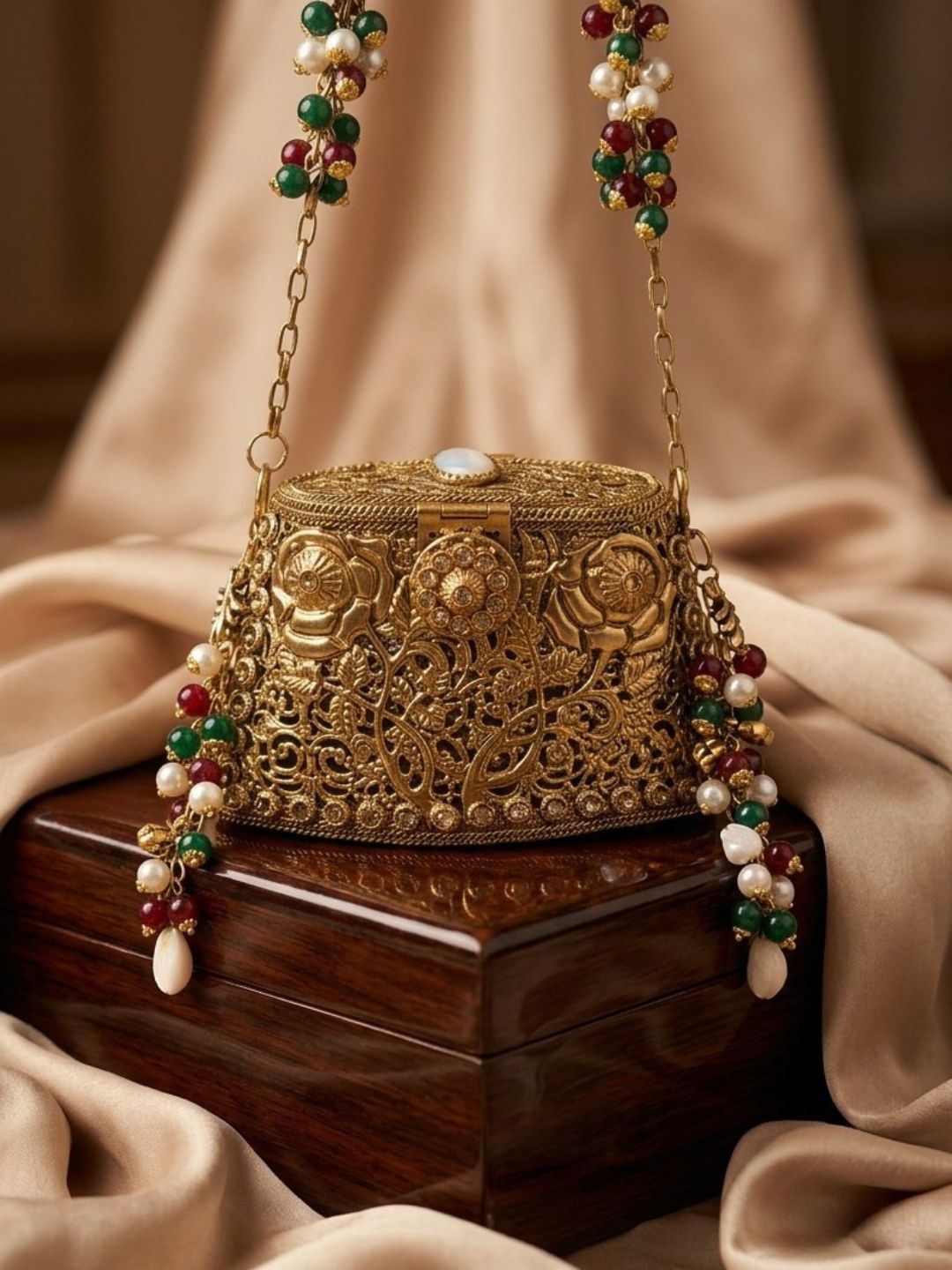 Ishhaara Bridal Oxidised Clutch Bag