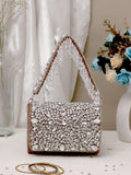 Ishhaara Brown Big Crystal Bag