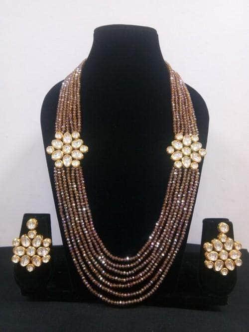 Ishhaara Double Side Patch Necklace