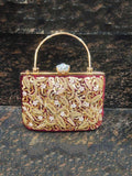 Ishhaara Hand Embroidery Box Clutch