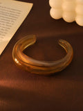 Ishhaara Brown Lucite Rainbow Bangle