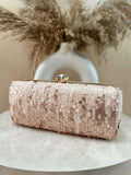 Ishhaara Soft Sequined Clutch