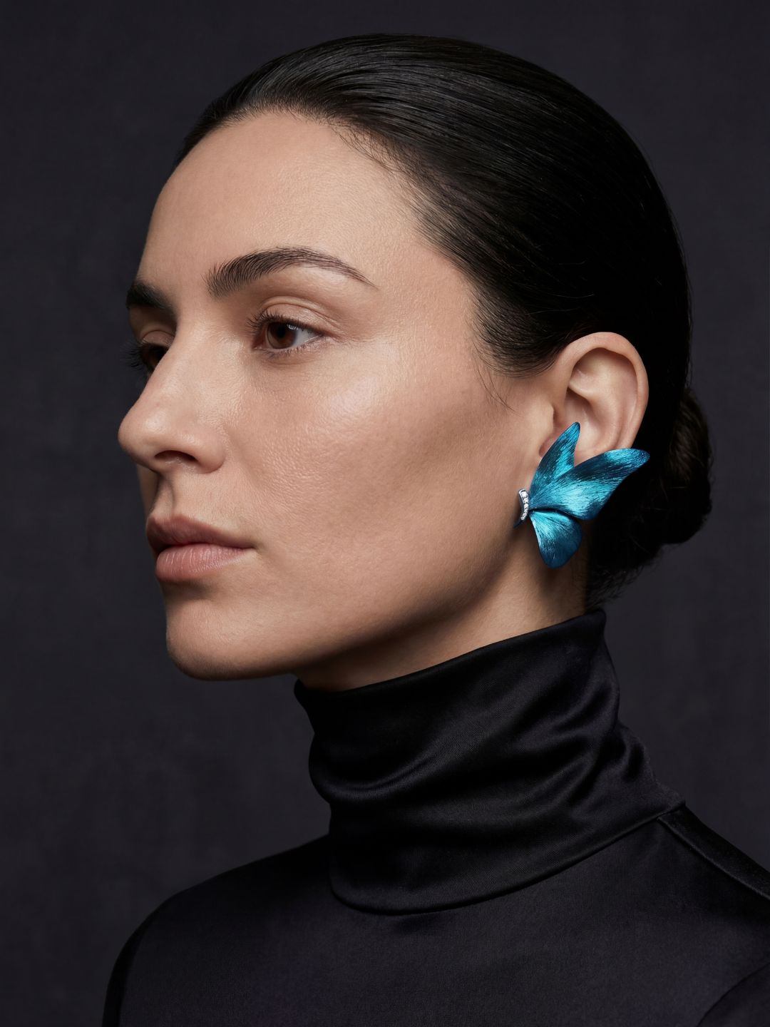 Ishhaara Butterfly Crystal Earrings