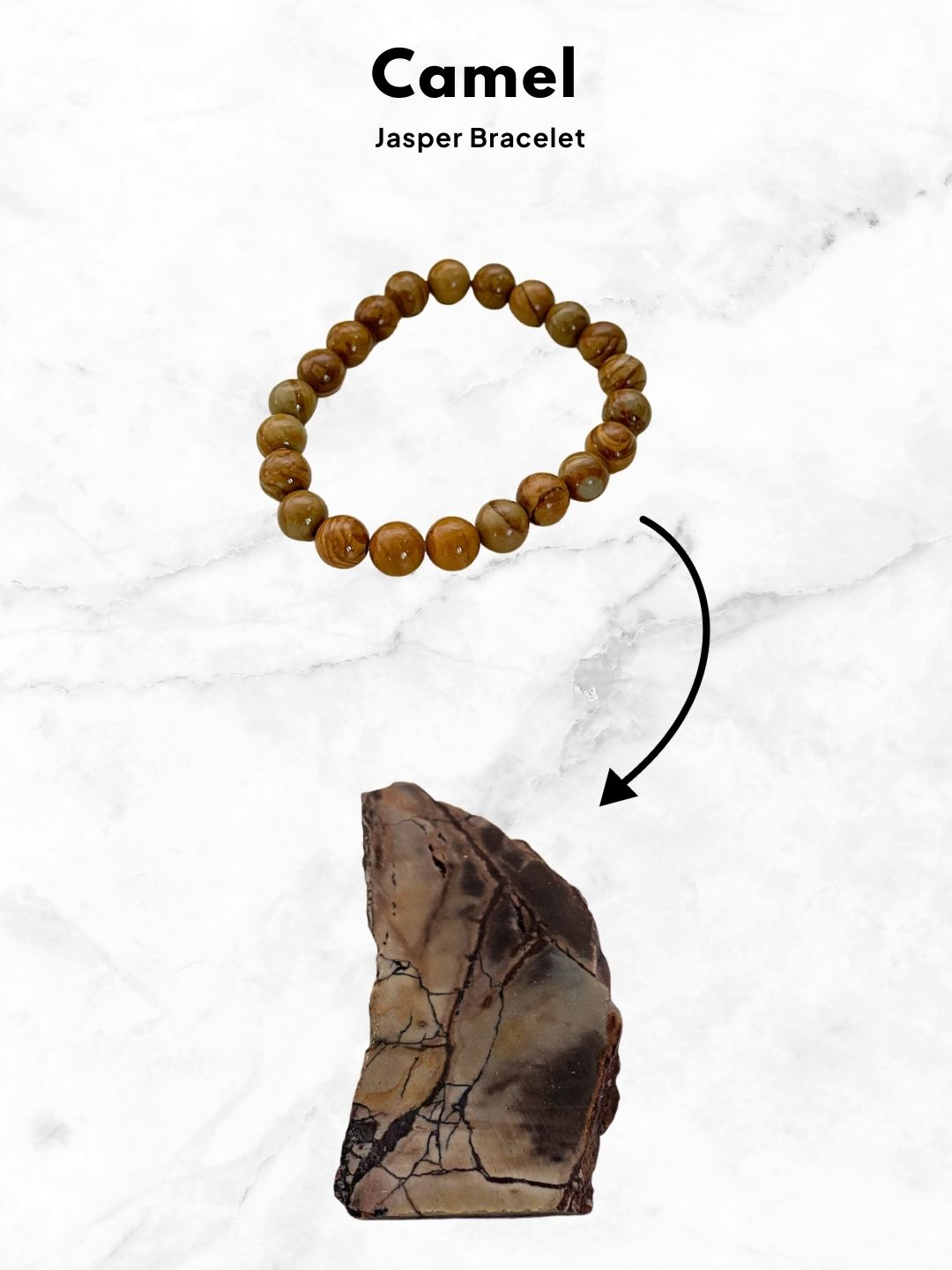 Ishhaara Camel Jasper Bracelet