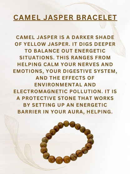 Ishhaara Camel Jasper Bracelet