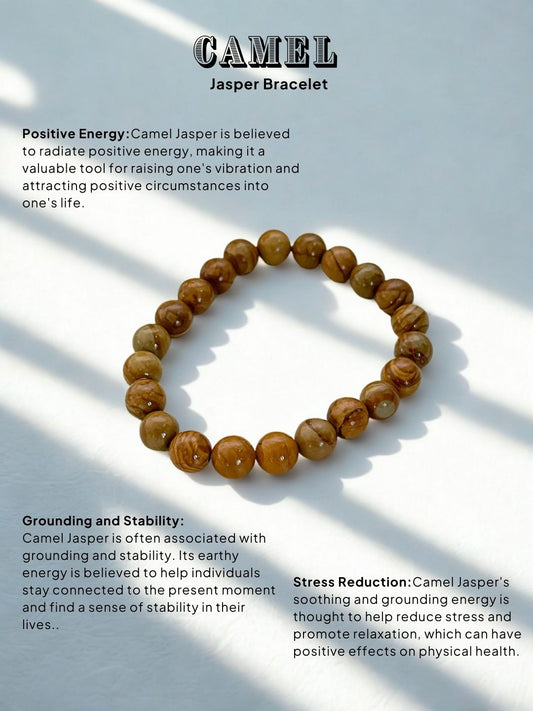 Ishhaara Camel Jasper Bracelet
