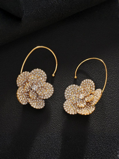 Ishhaara Camellia Arc Earring