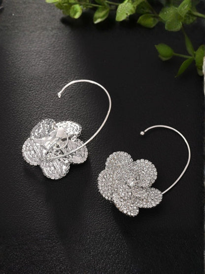 Ishhaara Camellia Arc Earring