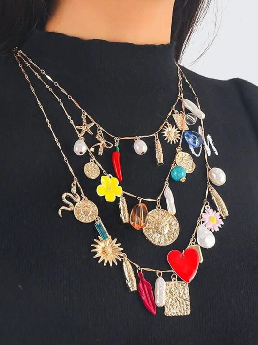 Ishhaara Carnival Cascade Necklace