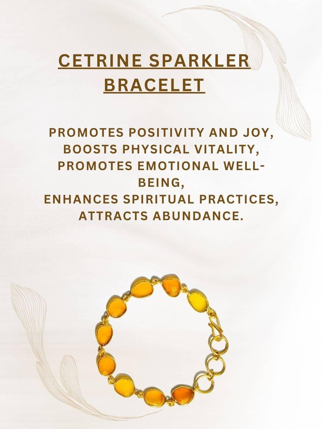 Ishhaara Cetrine Sparkler Bracelet