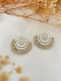 Ishhaara Chandbali Motif Earrings