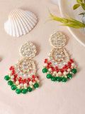 Ishhaara Chandbali Multicolor Kundan Earring