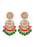 Ishhaara Chandbali Multicolor Kundan Earring