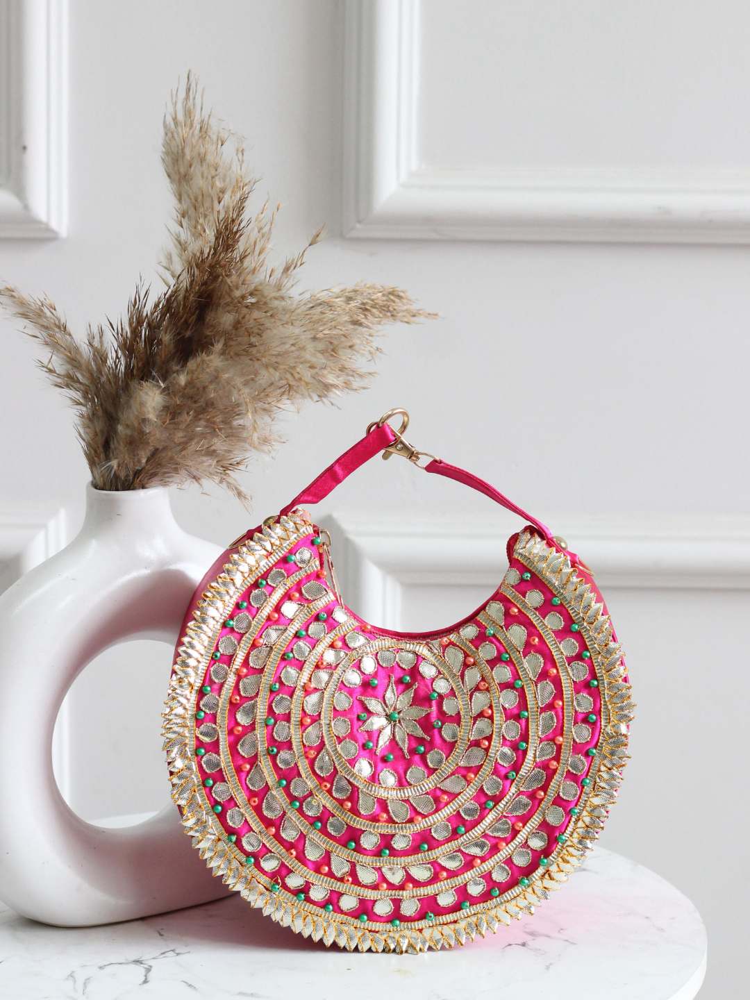 Ishhaara Chandrika Crescent Bag