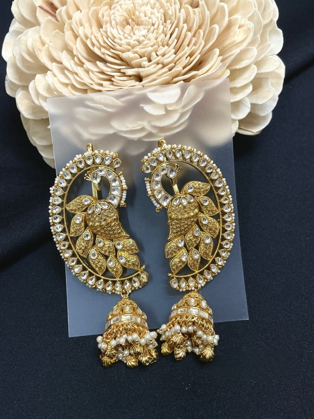 Ishhaara Chandrika Crescent Ear Cuff Jhumka