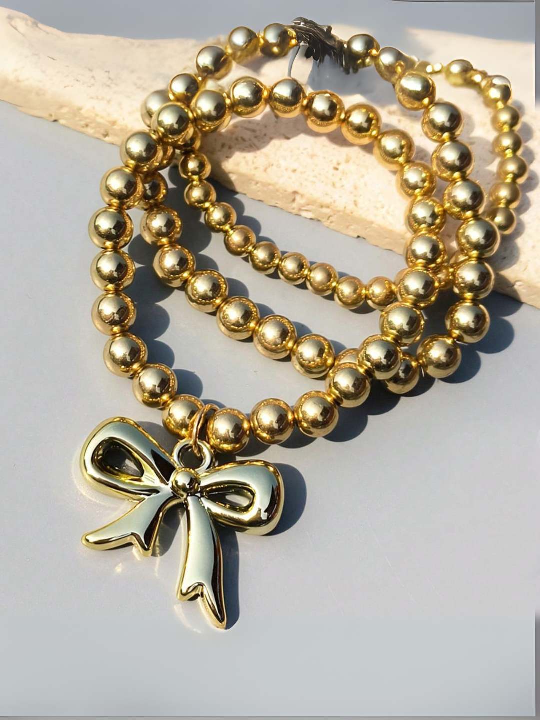 Ishhaara Charm Studded Golden Whimsy Bracelet
