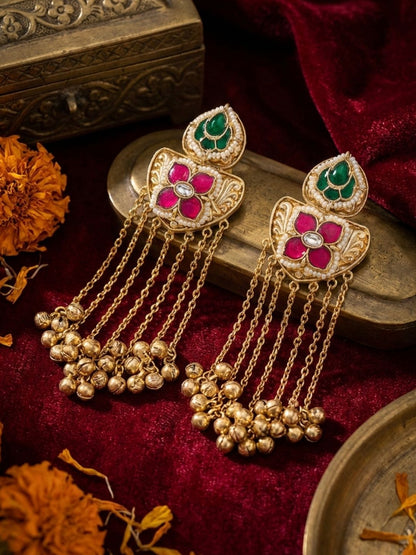 Ishhaara Chromatic Cascade Dangle Earring
