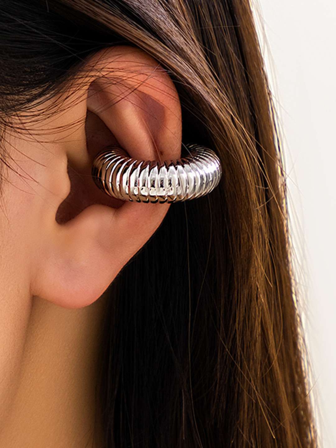 Ishhaara Chunky C Shaped Earcuff Earrings