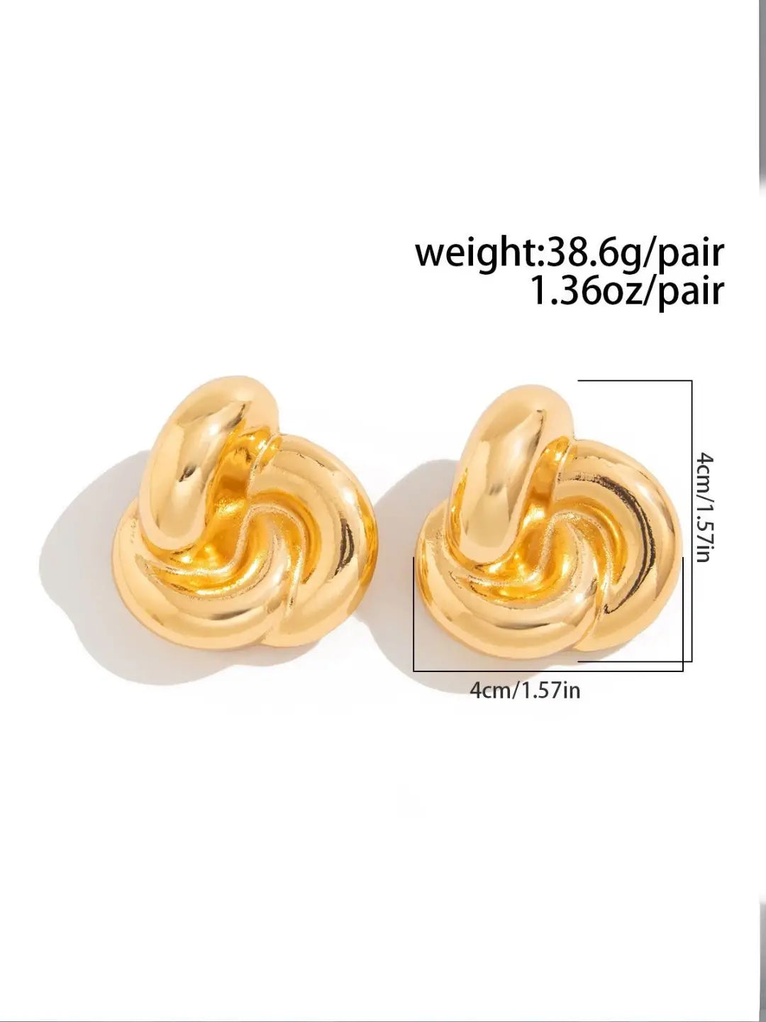 Ishhaara Chunky Hoop Earrings