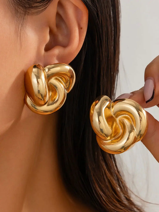 Ishhaara Chunky Hoop Earrings