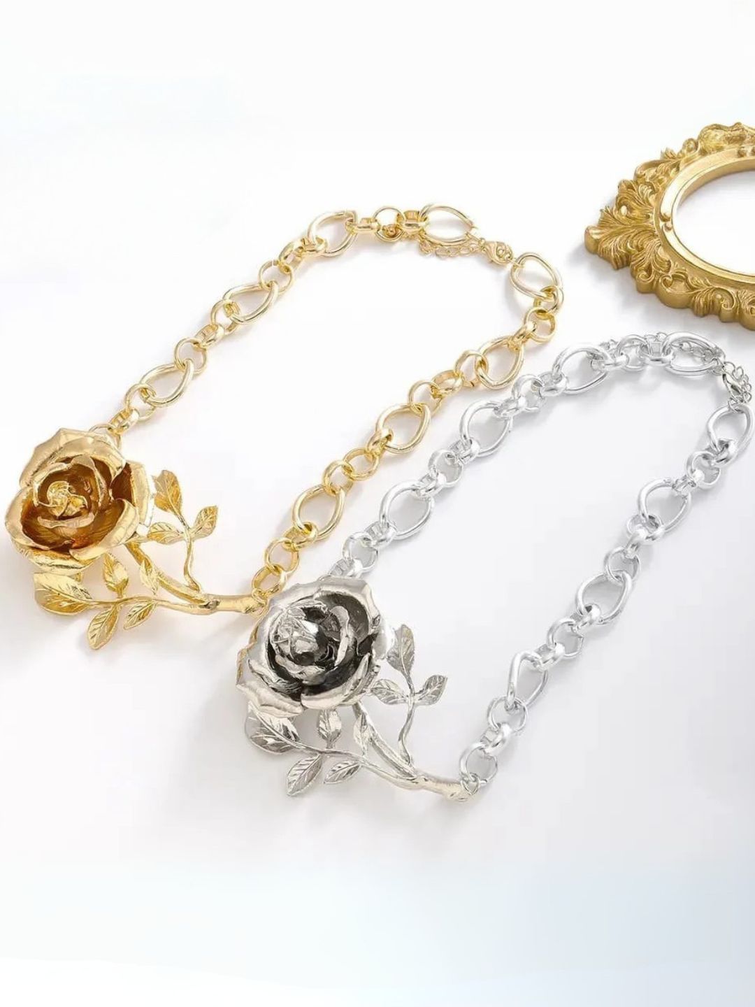 Ishhaara Chunky Rose Necklace