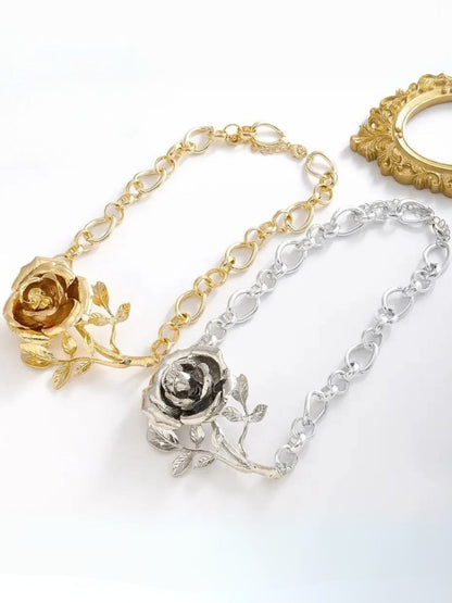 Ishhaara Chunky Rose Necklace