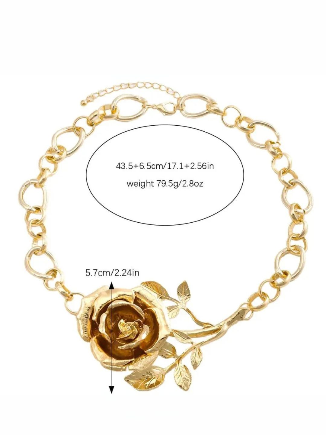 Ishhaara Chunky Rose Necklace