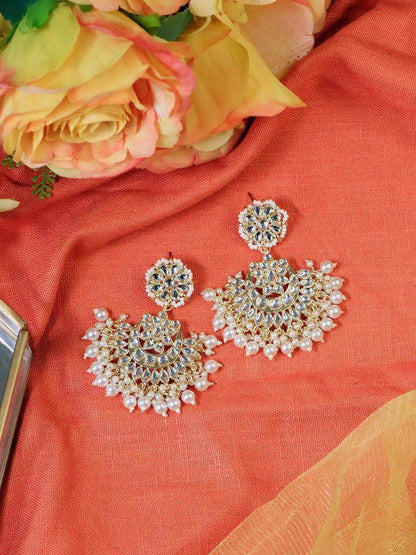 Ishhaara Classic Chandbali Earrings