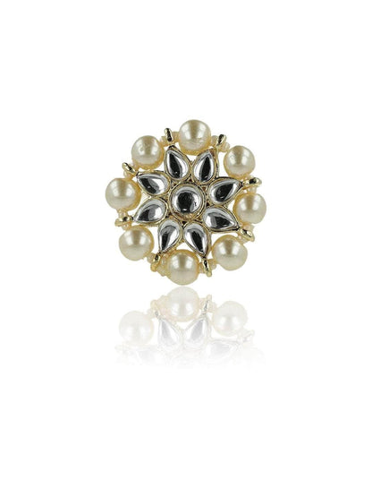 Ishhaara Classic Kundan Design Ring