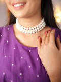 Ishhaara Classic Pearls Choker