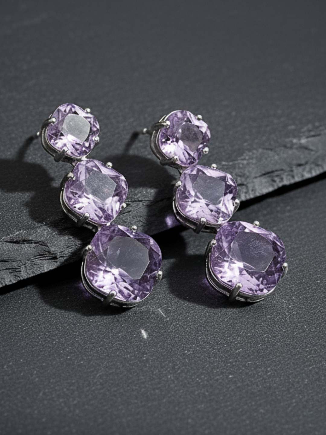 Ishhaara Classic Stone Studded Earrings