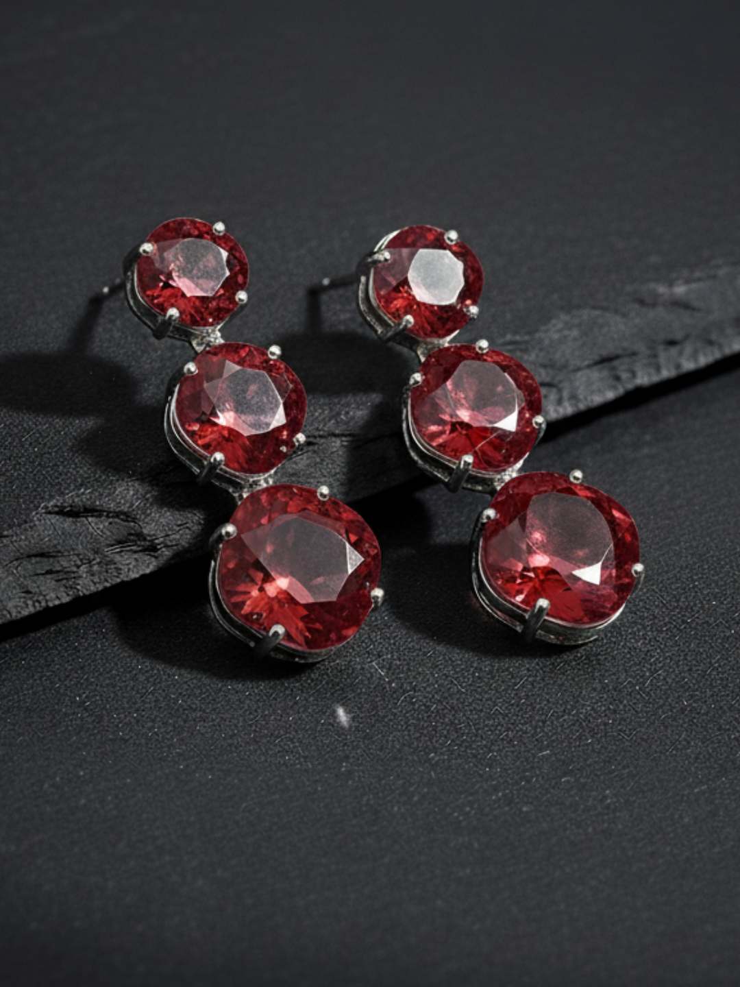 Ishhaara Classic Stone Studded Earrings