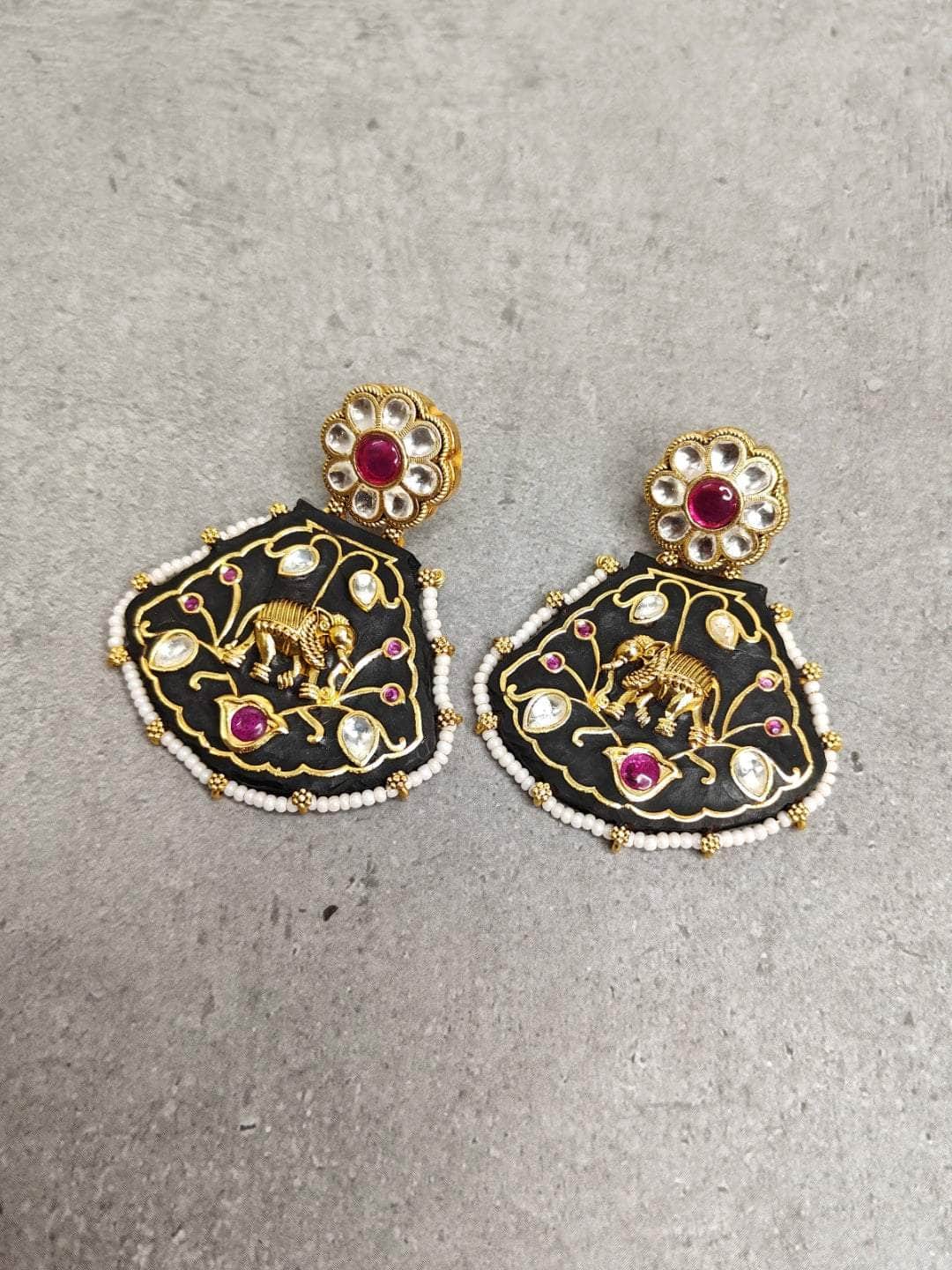 Ishhaara Classy AD stone earring set