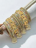 Ishhaara Classy Handcrafted Stone And Crystal Studded Chooda