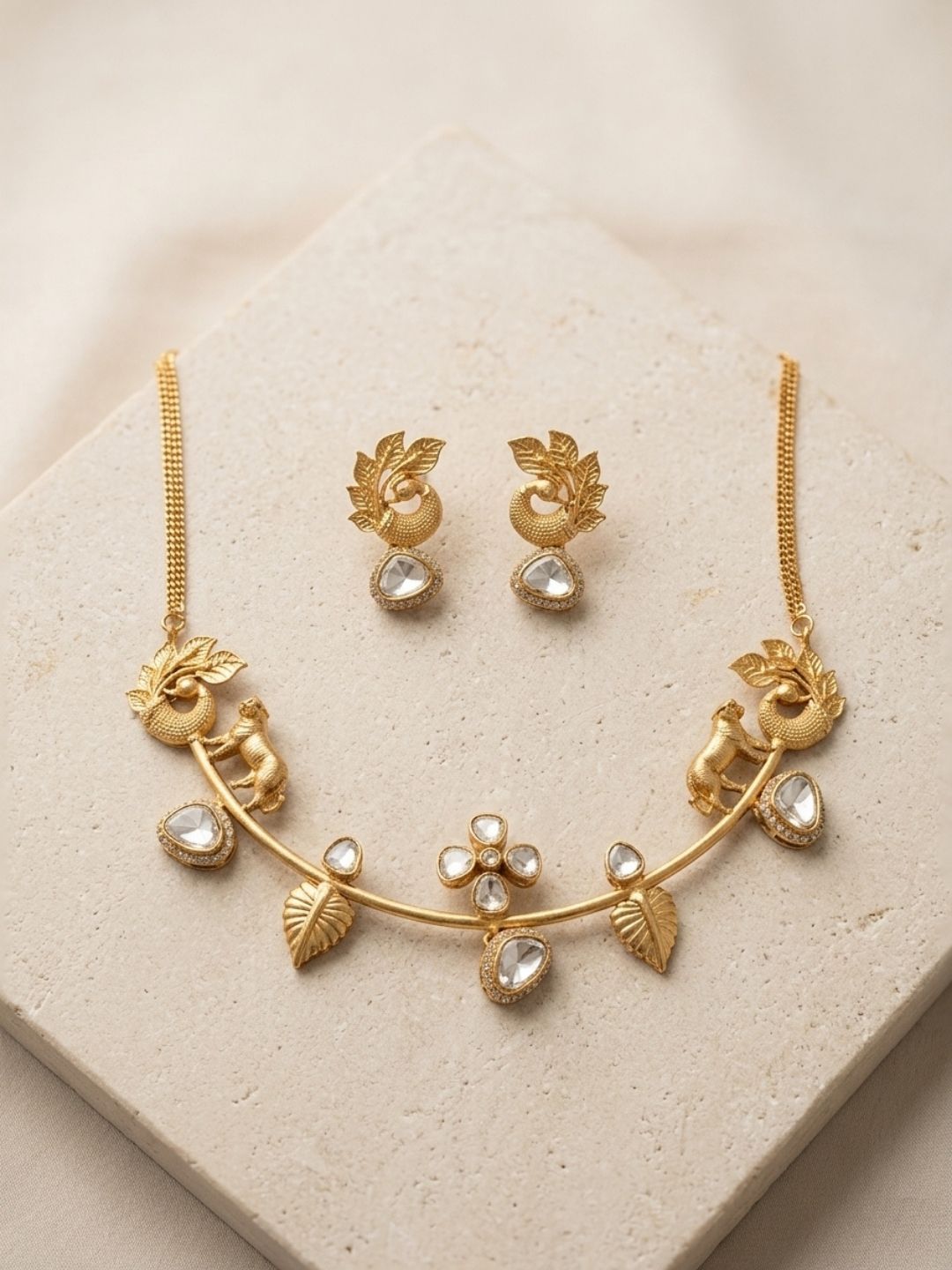 Ishhaara Classy Statement Hasli Necklace