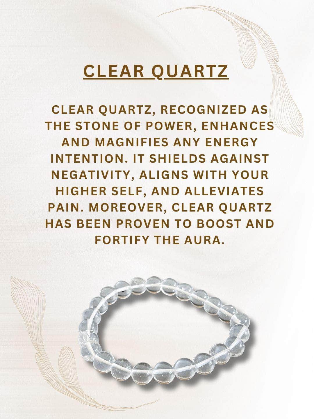 Ishhaara Clear Quartz Bracelet