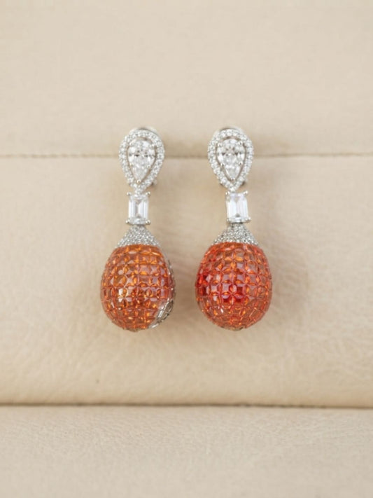 Ishhaara Cluster Of Diamond Earrings