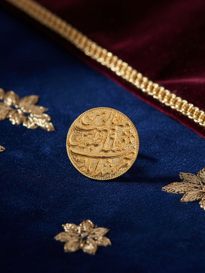 Ishhaara Coin With Sign Of Libra Brooch