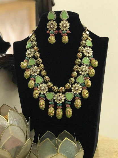 Ishhaara Colorful Layered Precious Stone Set