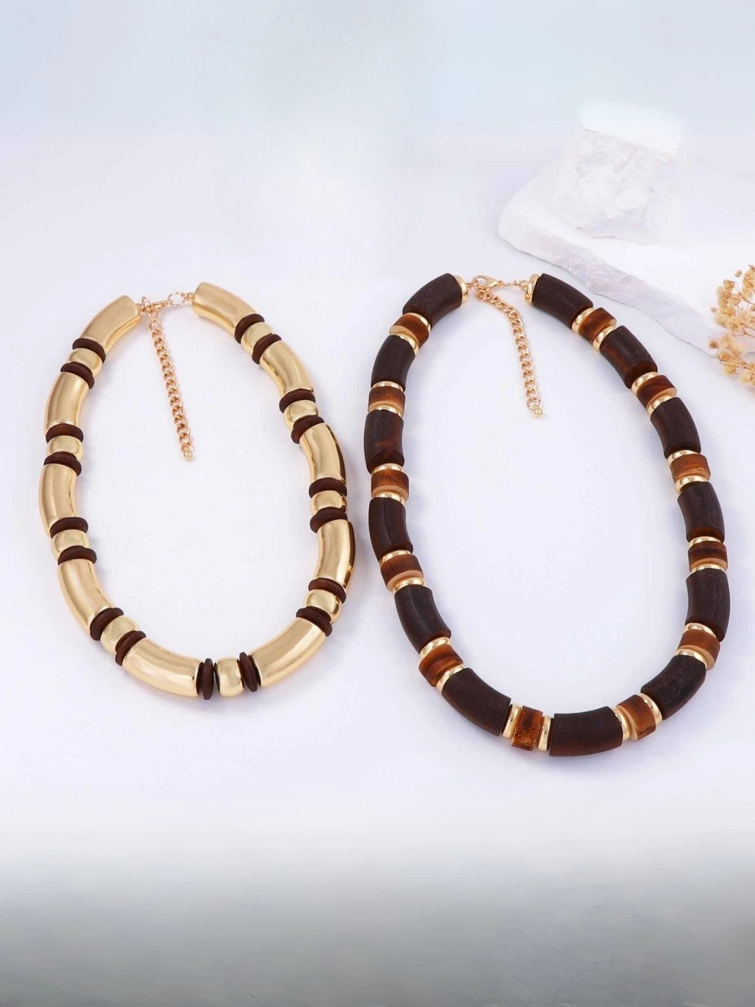 Ishhaara Combo Of Resin Bangles And Necklace