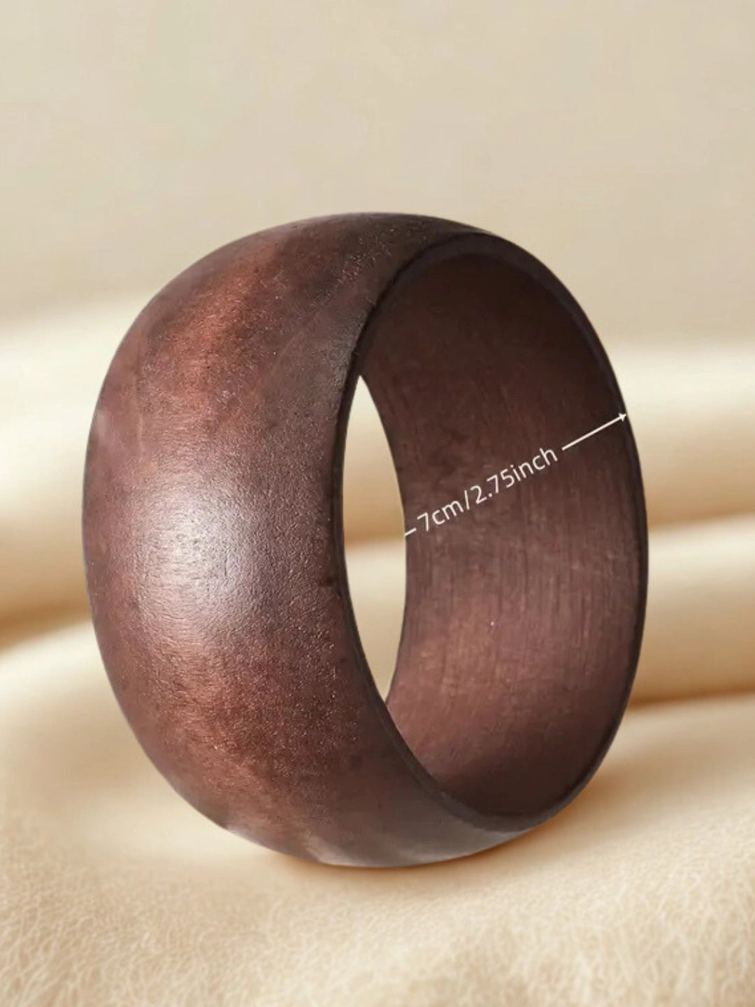 Ishhaara Combo Of Three Different Sizes Wooden Bangle