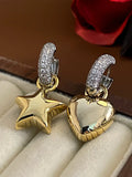 Ishhaara Confetti Heart Earrings