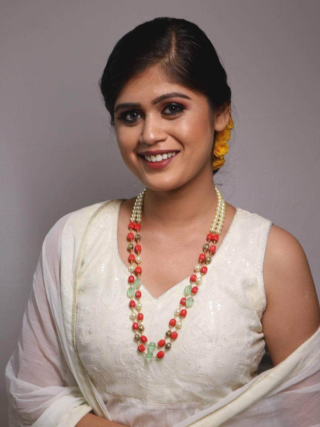 Ishhaara Coral Double Layer Haar