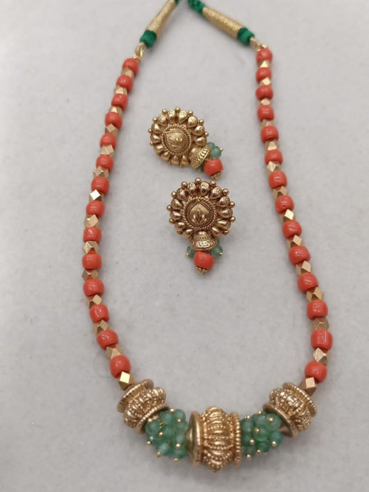 Ishhaara Coral Mala Set