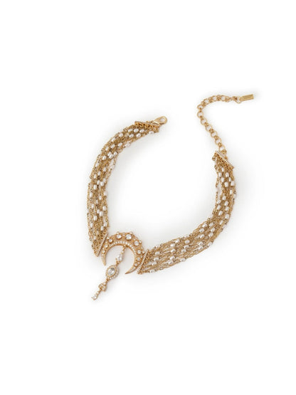 Ishhaara Crecent Choker Necklace