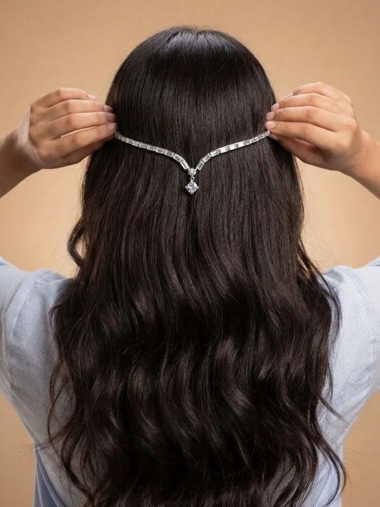 Ishhaara Crystal Hair Crown